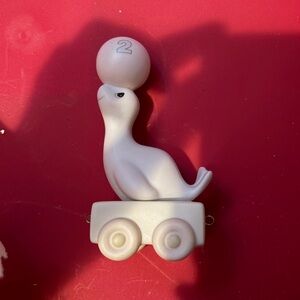 Precious moments birthday train age 2 figure.